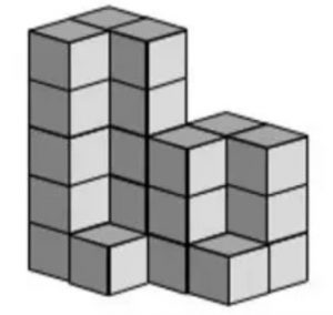 композиция из кубиков для теста на пространственное мышление